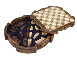 Isle Of Lewis Compact Celtic Chess Set 9 Inches -Chess Shop NMS002 02