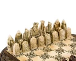 Isle Of Lewis Compact Celtic Chess Set 9 Inches -Chess Shop NMS002 03