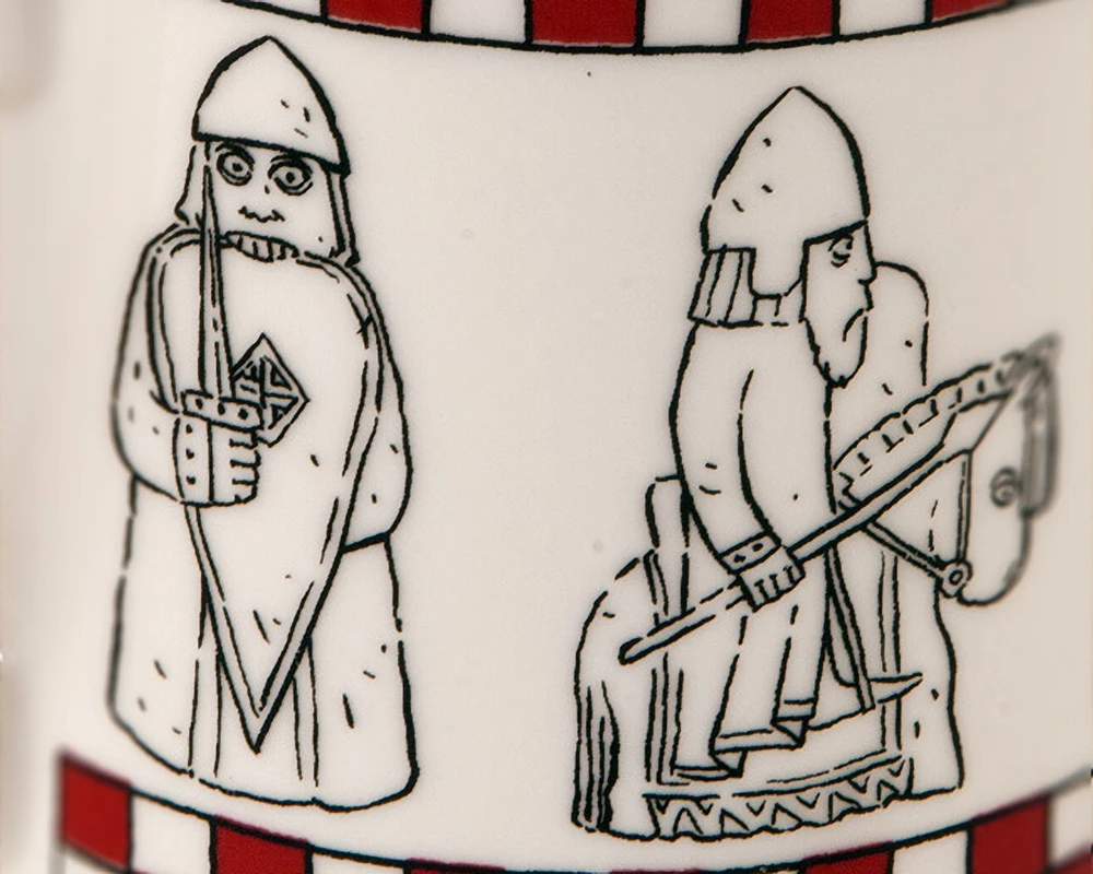 The Lewis Chessmen Fine Bone China Mug 2 The Lewis Chessmen Fine Bone China Mug - Image 2
