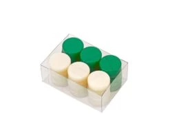 Deluxe Backgammon Stones Green & Ivory 26mm