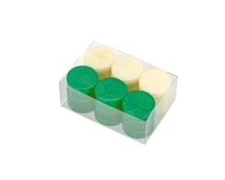 Backgammon Stones In Green & Ivory 26mm