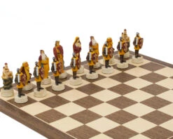Medieval Hand Painted Themed Chess Pieces By Italfama 13 Medieval Hand Painted Themed Chess Pieces By Italfama -Chess Shop R67627 06
