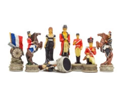 Battle Of Waterloo Hand Painted Themed Chess Pieces By Italfama 10 Battle Of Waterloo Hand Painted Themed Chess Pieces By Italfama -Chess Shop R67892 03