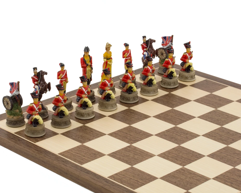 Battle Of Waterloo Hand Painted Themed Chess Pieces By Italfama 6 Battle Of Waterloo Hand Painted Themed Chess Pieces By Italfama - Image 6