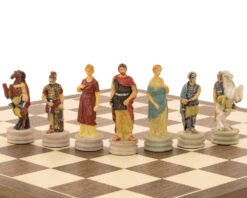 The Romans Vs Greeks Hand Painted Chess Pieces By Italfama 14 The Romans Vs Greeks Hand Painted Chess Pieces By Italfama -Chess Shop R68122 07
