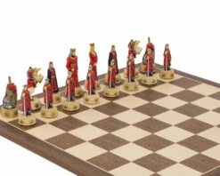 The England Vs Scotland Hand Painted Themed Chess Pieces By Italfama 13 The England Vs Scotland Hand Painted Themed Chess Pieces By Italfama -Chess Shop R69060 06