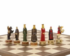 The England Vs Scotland Hand Painted Themed Chess Pieces By Italfama 14 The England Vs Scotland Hand Painted Themed Chess Pieces By Italfama -Chess Shop R69060 07