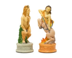 The Zodiac Hand Painted Italian Themed Chess Pieces By Italfama -Chess Shop R69130 04