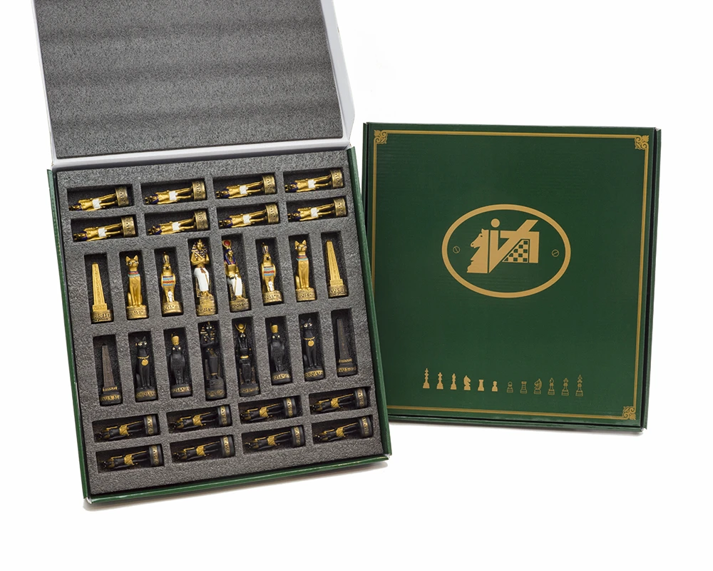 The Ancient Egypt Hand Painted Themed Chess Pieces By Italfama 8 The Ancient Egypt Hand Painted Themed Chess Pieces By Italfama - Image 8