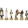 The Napoleon Vs Russians Hand Painted Themed Chess Pieces By Italfama