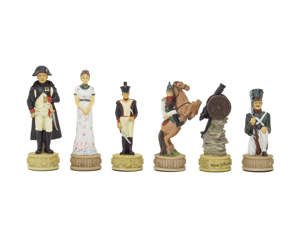 The Napoleon Vs Russians Hand Painted Themed Chess Pieces By Italfama 1 The Napoleon Vs Russians Hand Painted Themed Chess Pieces By Italfama
