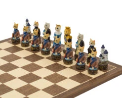 The Cats Vs Dogs Hand Painted Themed Chess Pieces By Italfama 14 The Cats Vs Dogs Hand Painted Themed Chess Pieces By Italfama -Chess Shop R70701 06