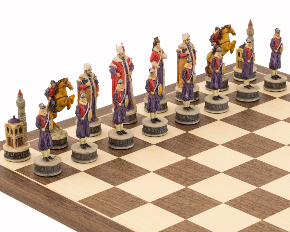 The Hungarians Vs Turkish Hand Painted Themed Chess Pieces By Italfama 6 The Hungarians Vs Turkish Hand Painted Themed Chess Pieces By Italfama - Image 6