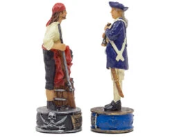 The Pirates Vs Navy Hand Painted Themed Chess Pieces By Italfama 11 The Pirates Vs Navy Hand Painted Themed Chess Pieces By Italfama -Chess Shop R71025 03