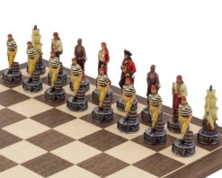 The Pirates Vs Navy Hand Painted Themed Chess Pieces By Italfama 12 The Pirates Vs Navy Hand Painted Themed Chess Pieces By Italfama -Chess Shop R71025 04