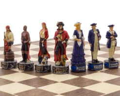 The Pirates Vs Navy Hand Painted Themed Chess Pieces By Italfama 14 The Pirates Vs Navy Hand Painted Themed Chess Pieces By Italfama -Chess Shop R71025 06