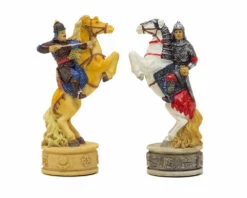 The Russians Vs Mongolians Hand Painted Themed Chess Pieces By Italfama -Chess Shop R71402 03