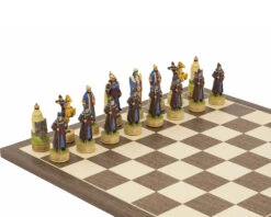 The Russians Vs Mongolians Hand Painted Themed Chess Pieces By Italfama -Chess Shop R71402 05