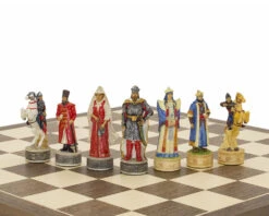 The Russians Vs Mongolians Hand Painted Themed Chess Pieces By Italfama -Chess Shop R71402 06