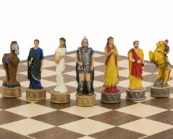 The Battle Of Troy Hand Painted Themed Chess Pieces By Italfama 14 The Battle Of Troy Hand Painted Themed Chess Pieces By Italfama -Chess Shop R72048 06