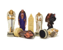The Angels Vs Devils Hand Painted Themed Chess Pieces By Italfama 10 The Angels Vs Devils Hand Painted Themed Chess Pieces By Italfama -Chess Shop R73868 02