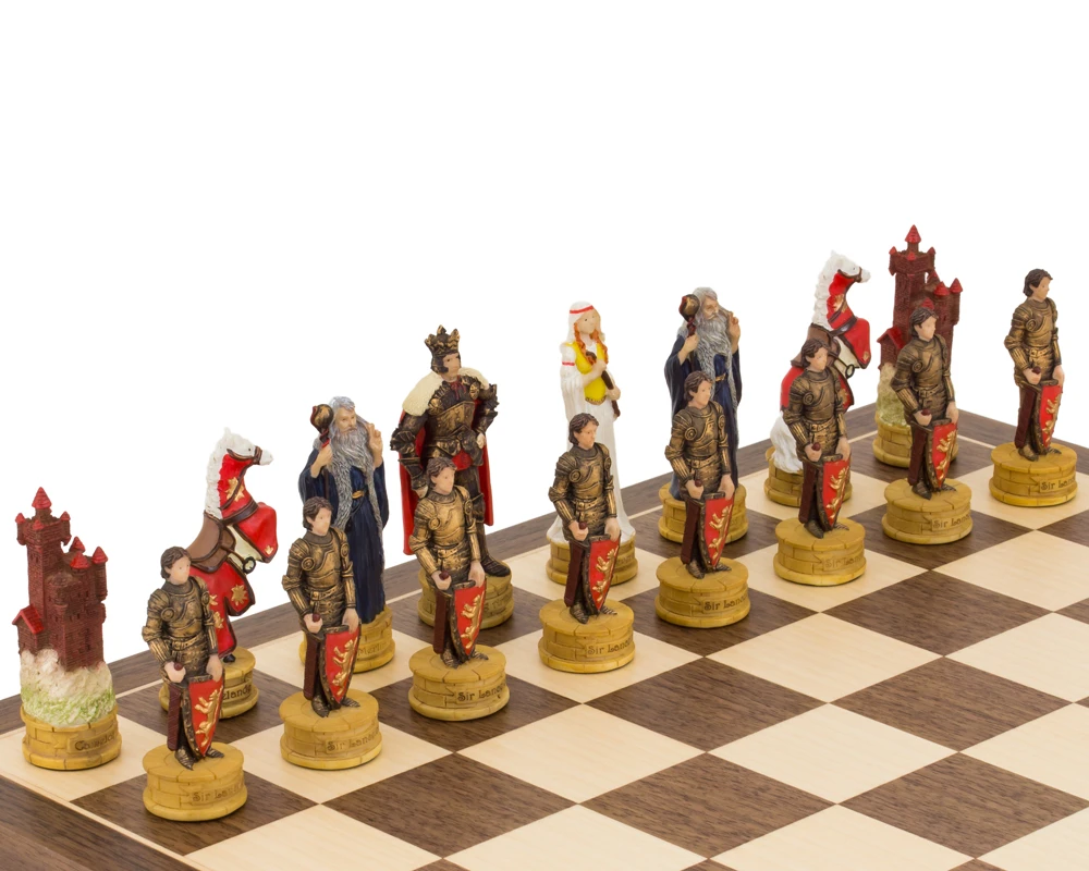 The King Arthur Hand Painted Themed Chess Pieces By Italfama 6 The King Arthur Hand Painted Themed Chess Pieces By Italfama - Image 6