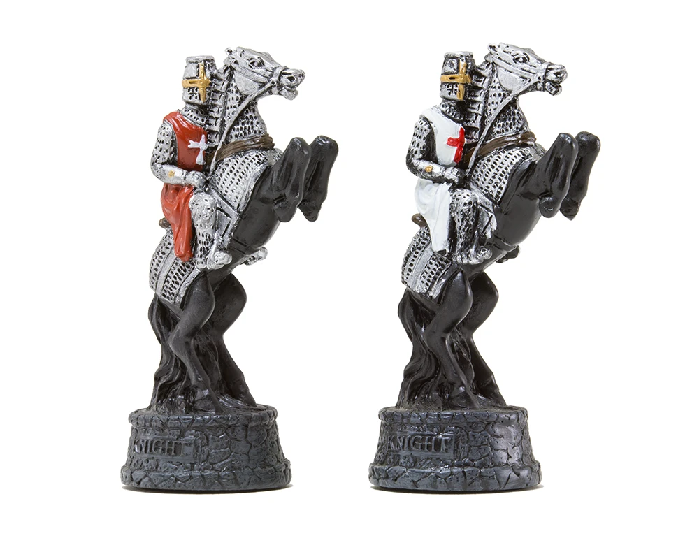 The Crusader Hand Painted Themed Chess Pieces By Italfama 4 The Crusader Hand Painted Themed Chess Pieces By Italfama - Image 4