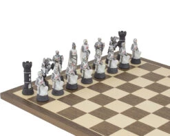 The Crusader Hand Painted Themed Chess Pieces By Italfama 13 The Crusader Hand Painted Themed Chess Pieces By Italfama -Chess Shop R75641 05