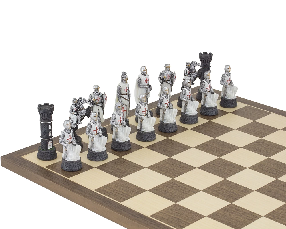 The Crusader Hand Painted Themed Chess Pieces By Italfama 6 The Crusader Hand Painted Themed Chess Pieces By Italfama - Image 6