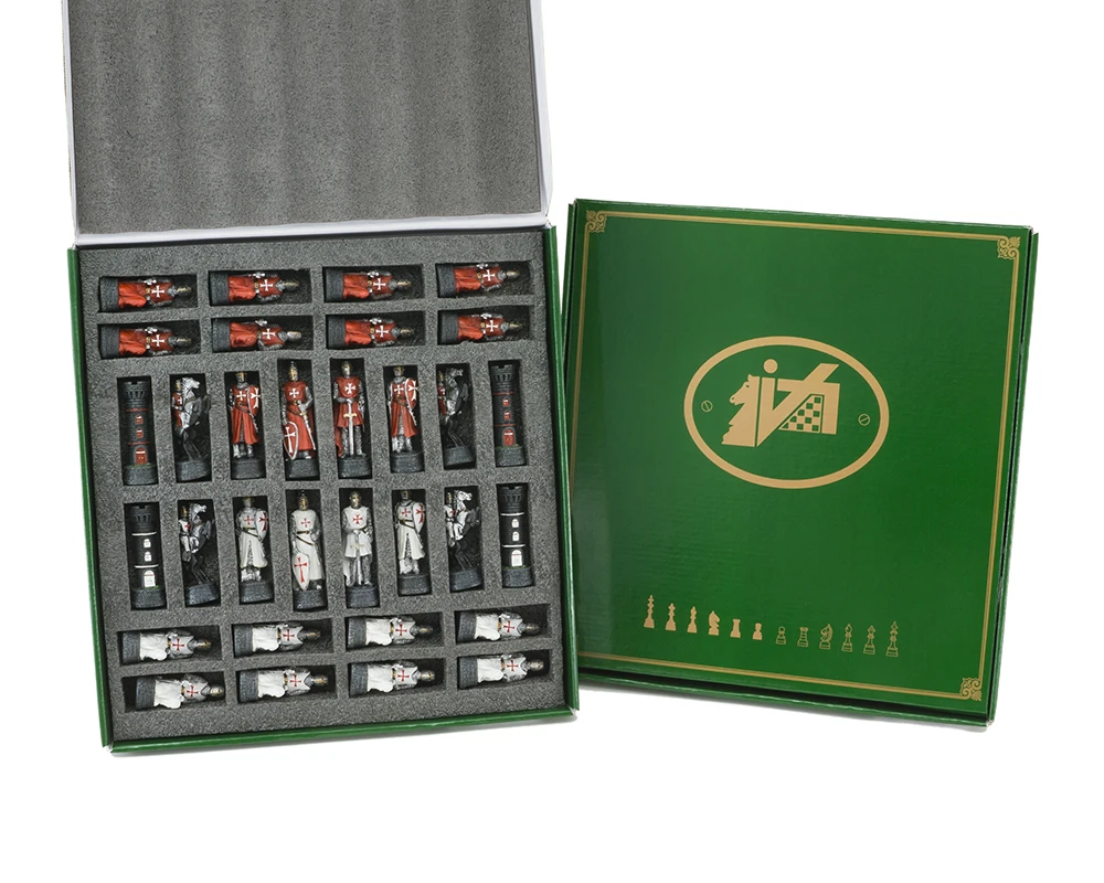 The Crusader Hand Painted Themed Chess Pieces By Italfama 8 The Crusader Hand Painted Themed Chess Pieces By Italfama - Image 8