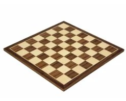 12.5 Inch Walnut And Maple Chess Board 6 12.5 Inch Walnut And Maple Chess Board -Chess Shop RCB042 02 1