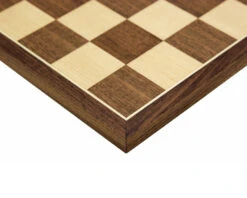 15.75 Inch Walnut And Maple Chess Board