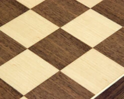 15.75 Inch Walnut And Maple Chess Board 7 15.75 Inch Walnut And Maple Chess Board -Chess Shop RCB043 03