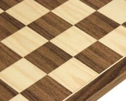 17.75 Inch Walnut And Maple Chess Board -Chess Shop RCB044 03