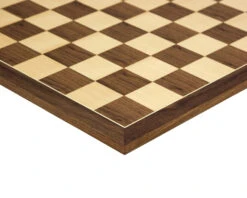 21.7 Inch Walnut And Maple Chess Board