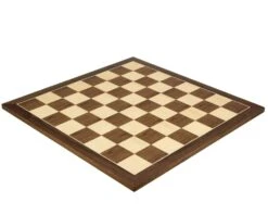 21.7 Inch Walnut And Maple Chess Board -Chess Shop RCB046 02