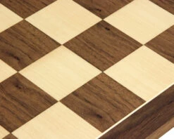 21.7 Inch Walnut And Maple Chess Board -Chess Shop RCB046 03