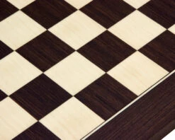 15.75 Inch Wenge And Maple Deluxe Chess Board -Chess Shop RCB048 03