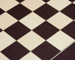 19.7 Inch Wenge And Maple Deluxe Chess Board -Chess Shop RCB050 03