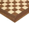 15.75 Inch Walnut And Maple Deluxe Chess Board