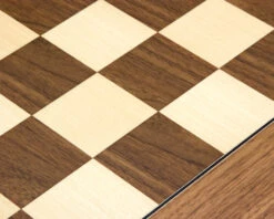 23.6 Inch Walnut And Maple Deluxe Chess Board -Chess Shop RCB058 03