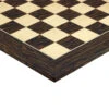 21.7 Inch Tiger Ebony And Maple Deluxe Chess Board
