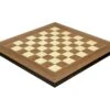 19.7 Inch Moulded Walnut And Maple Deluxe Chess Board