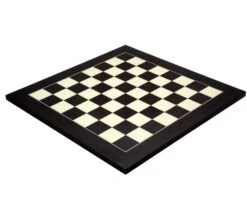 17.75 Inch Black And Maple Deluxe Chess Board -Chess Shop RCB073 02
