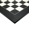 23.6 Inch Matt Black And Maple Deluxe Chess Board