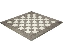 19.7 Inch Gloss Lacquered Ash Burl Deluxe Chess Board -Chess Shop RCB077 02