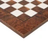 17 Inch Dark Walnut And Elmwood Luxury Chess Board