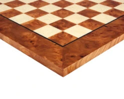 20.5 Inch Briarwood And Elm Luxury Chess Board