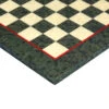 16.75 Inch Olive Green Erable And Elm Wood Luxury Chess Board