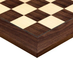 21.7 Inch Montgoy Palisander And Maple Deluxe Chess Board